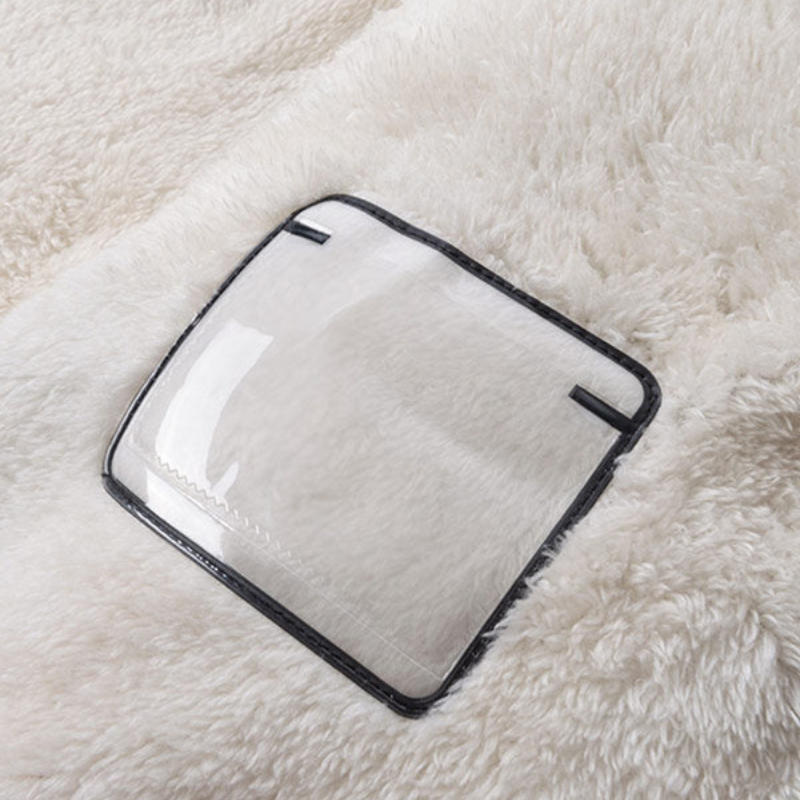 Unisex Pufferjas met Fleecevoering – Warme Gewatteerde Winterjas