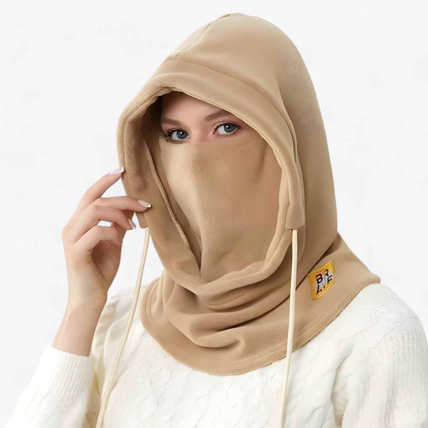 Unisex Fleece Capuchon met Gezichtsmasker – Warme Winterbescherming