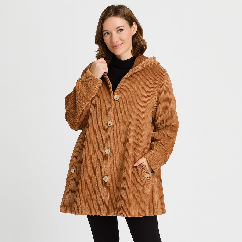 Damen-Kapuzenjacke – Eleganter und bequemer Herbststil