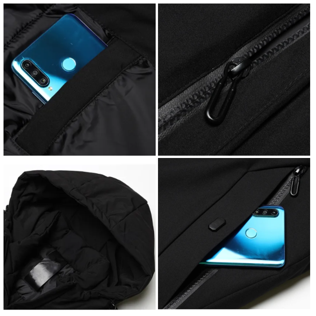 Heren Winterjas met Capuchon – Stijlvolle en Functionele Lange Jas