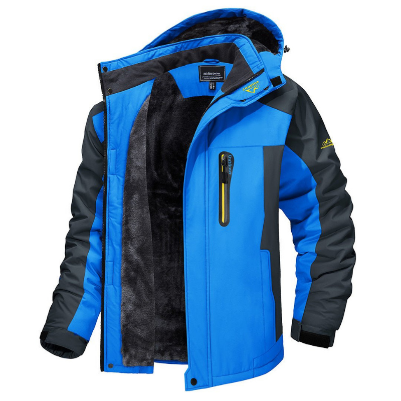 Heren Winterjas Outdoor – Waterdicht, Winddicht en Warm met Fleecevoering