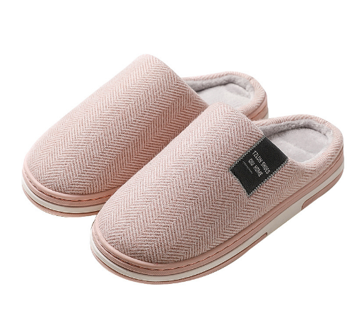 Luxe Heren Pantoffels – Warme Pluche Sloffen met Antislip Zool