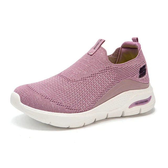 Dames Slip-On Sneakers – Comfortabele Ademend Wandelschoenen