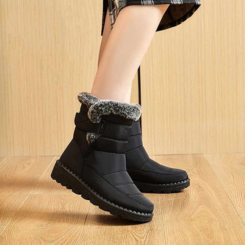Dames Warme Winterboots – Waterafstotende Laarzen met Antislipzool