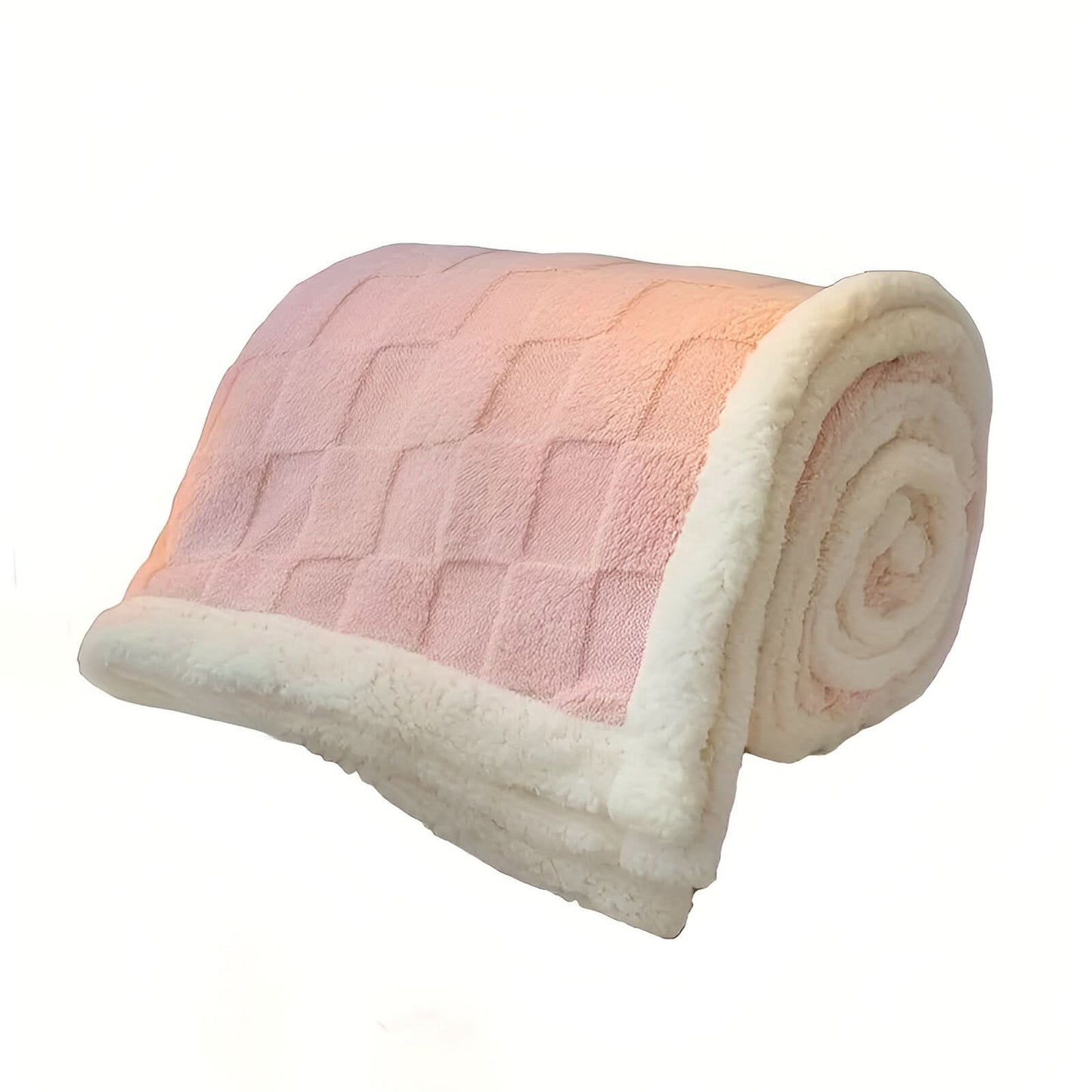 Doppelseitige Plüschdecke – Weiche und warme Decke für Bett und Sofa