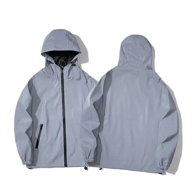 Unisex Windbreaker – Lichtgewicht Jas met Capuchon en Ritszakken