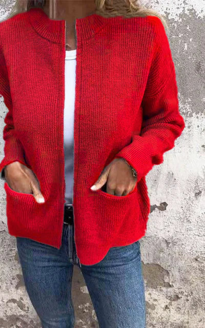 Oversized Gebreid Vest voor Dames – Zacht en Comfortabel Herfstvest