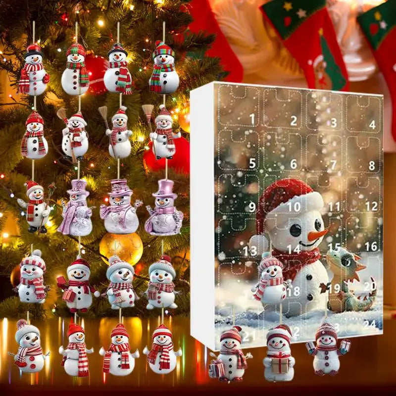 Sneeuwpop Adventskalender – 24 Kerstfiguurtjes & Verrassingen