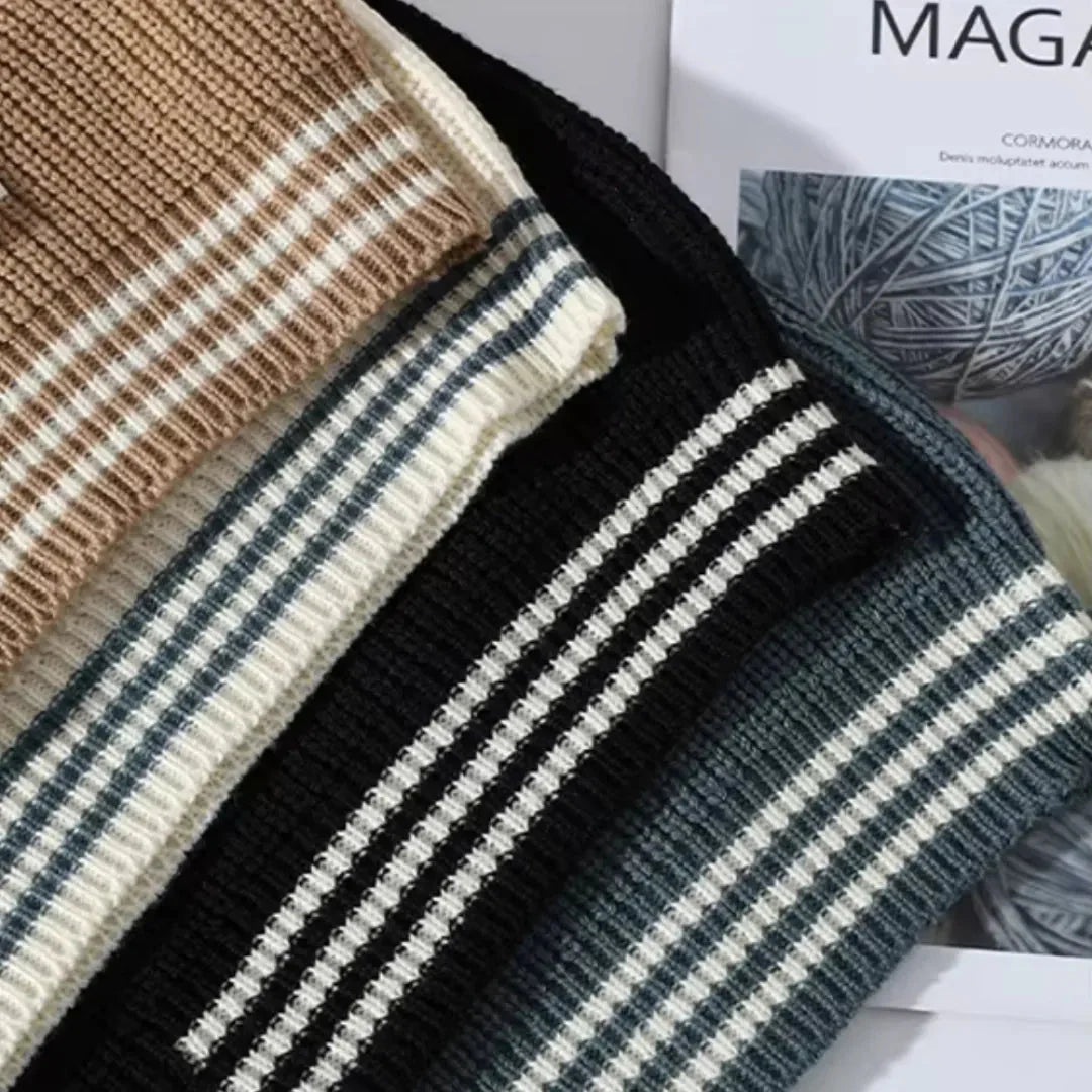 Heren Gebreide Trui – Casual Comfortabele Trui met Strependetail