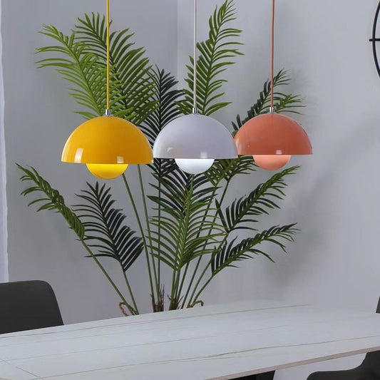 Moderne Halfronde Hanglamp – Kleurrijke Designlamp voor Woonkamer & Eetkamer