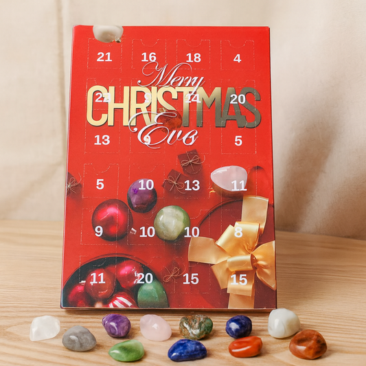 Kerst Adventskalender met 24 Vakjes – Feestelijke Verrassingsteentjes