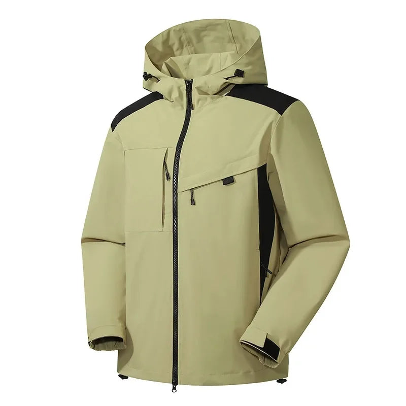 Herenjas met Capuchon – Moderne Outdoorjas voor Alle Weersomstandigheden