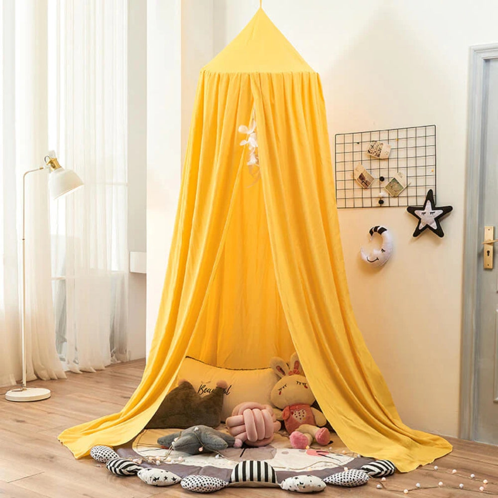 Himmelbett für Kinder – Weiches Hängehimmelbett für Schlafzimmer und Spielbereich