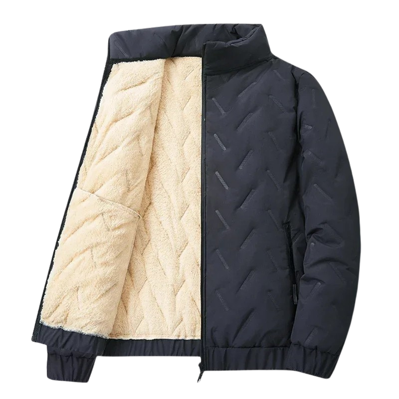 Herenjas – Warme Gewatteerde Jas met Stijlvolle Klassieke Look