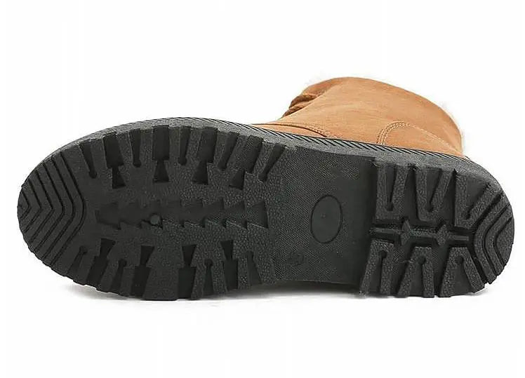 Damen-Winterstiefel mit Fellfutter – Warme, rutschfeste Stiefeletten