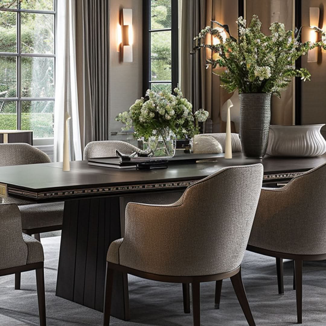 Minimalistische LED Tafellamp – Moderne Draadloze Designlamp