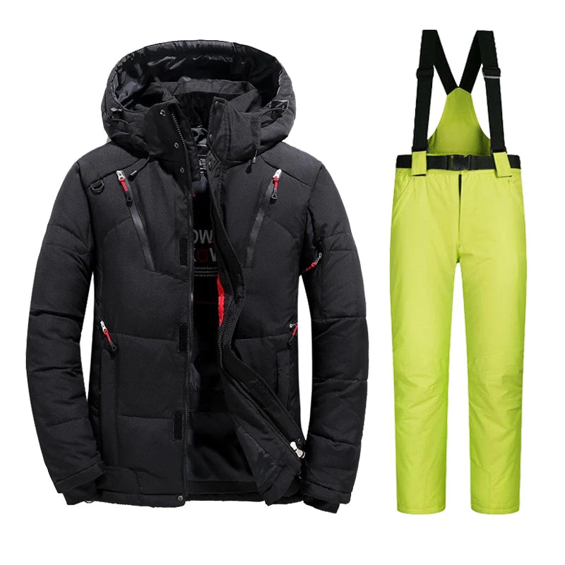 Heren Ski- en Winterset – Waterdichte Jas & Broek voor Koude Dagen