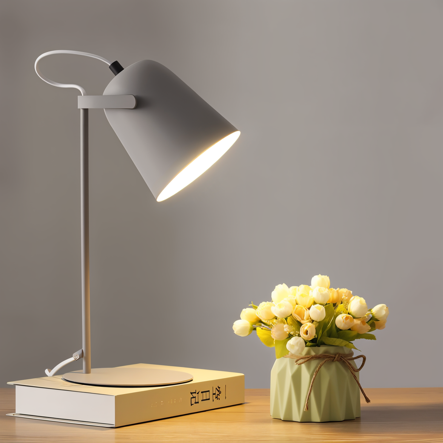 Minimalistische LED Tafellamp – Moderne Bureaulamp voor Sfeer & Werk