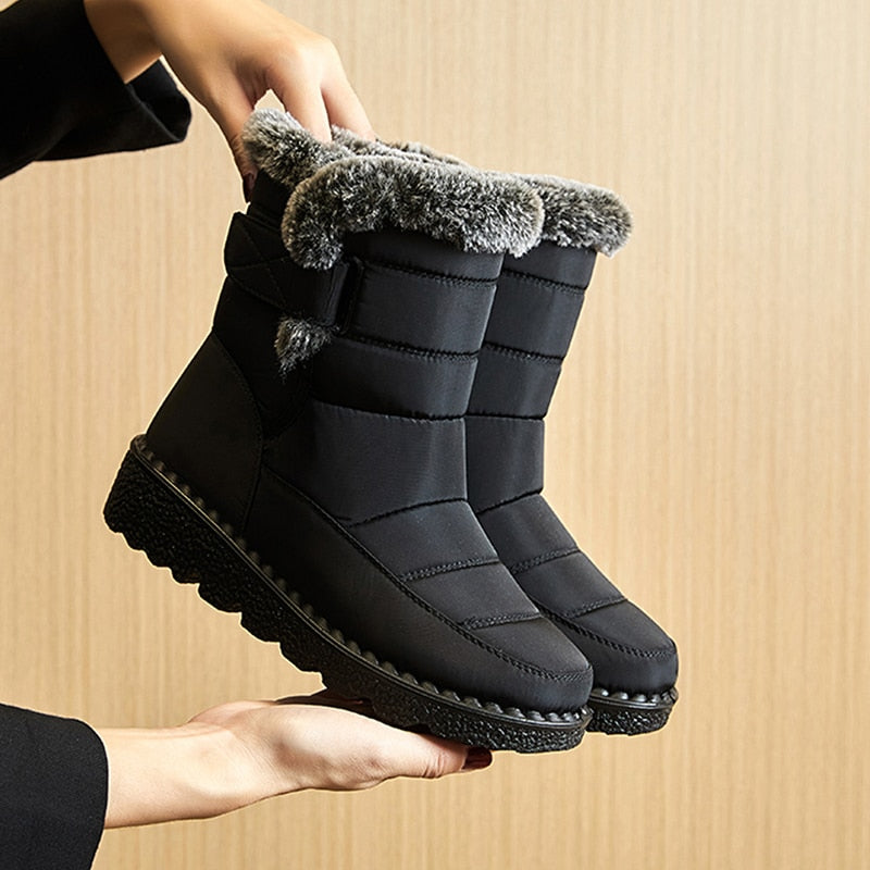 Dames Warme Winterboots – Waterafstotende Laarzen met Antislipzool