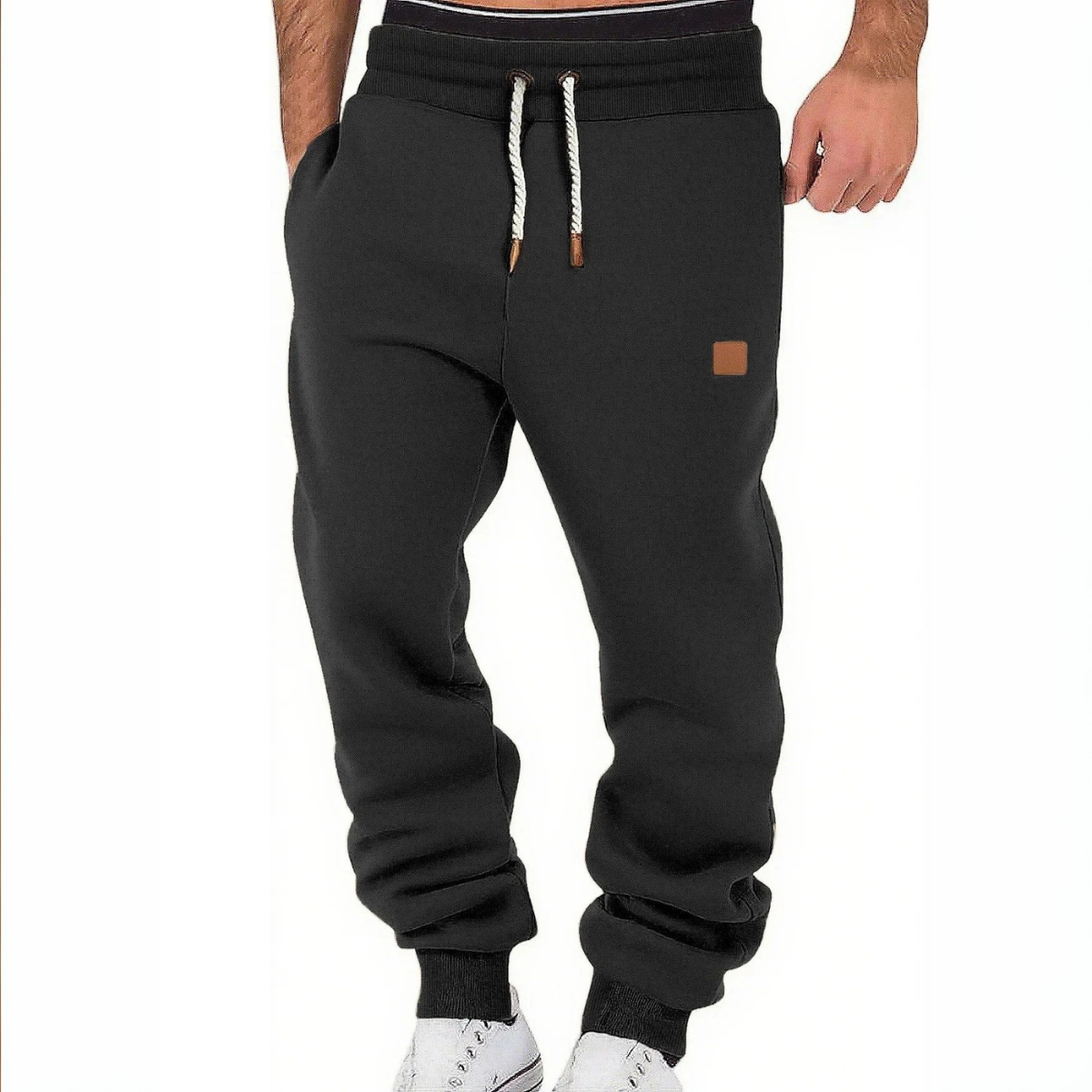 Herren-Jogginghose – Bequeme Hose mit Kordelzug und Taschen