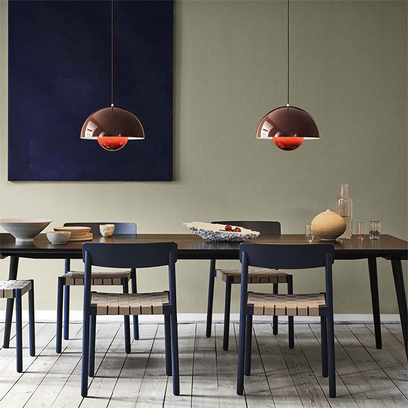 Moderne Halfronde Hanglamp – Kleurrijke Designlamp voor Woonkamer & Eetkamer