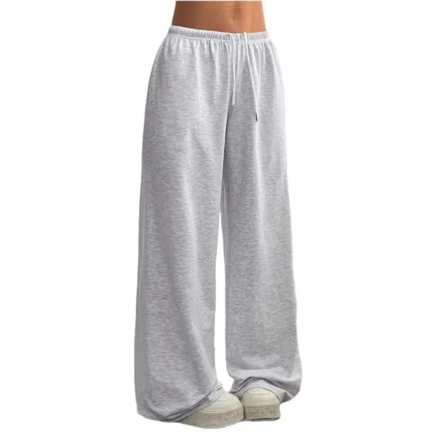 Dames Loungebroek – Comfortabele Broek met Wijde Pijpen en Elastische Taille