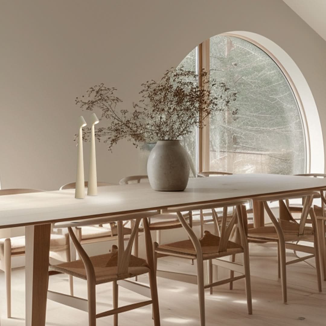 Minimalistische LED Tafellamp – Moderne Draadloze Designlamp