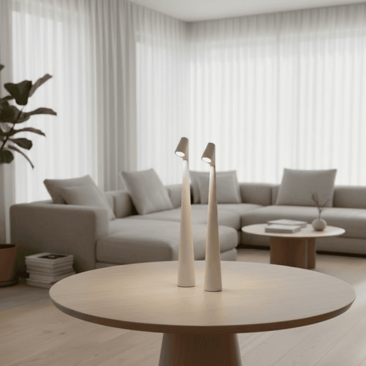 Minimalistische LED Tafellamp – Moderne Draadloze Designlamp