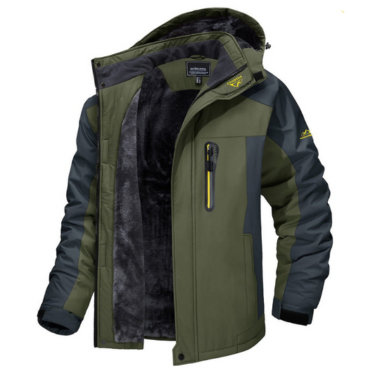 Heren Winterjas Outdoor – Waterdicht, Winddicht en Warm met Fleecevoering