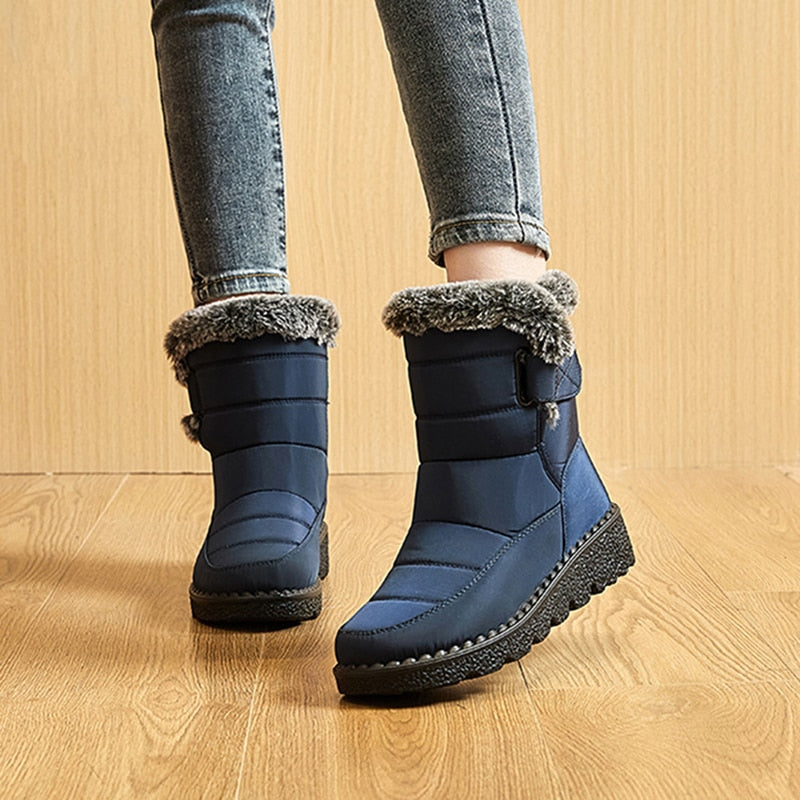 Dames winterboots – Warme korte laarzen met zachte voering