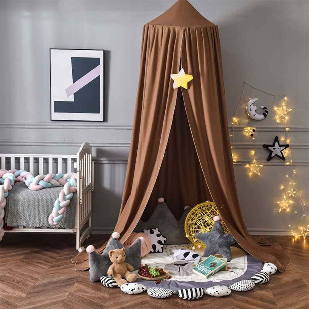 Himmelbett für Kinder – Weiches Hängehimmelbett für Schlafzimmer und Spielbereich