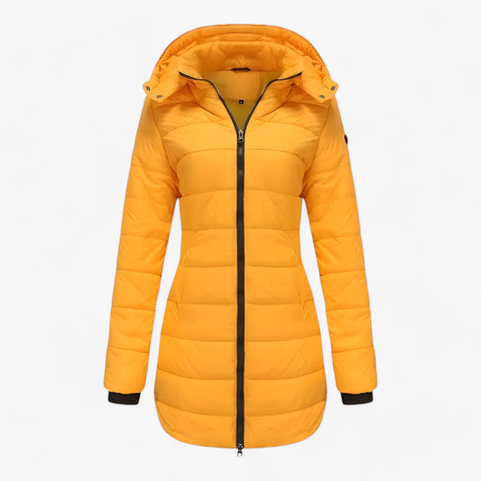 Dames Pufferjas – Lichtgewicht Gewatteerde Winterjas met Capuchon