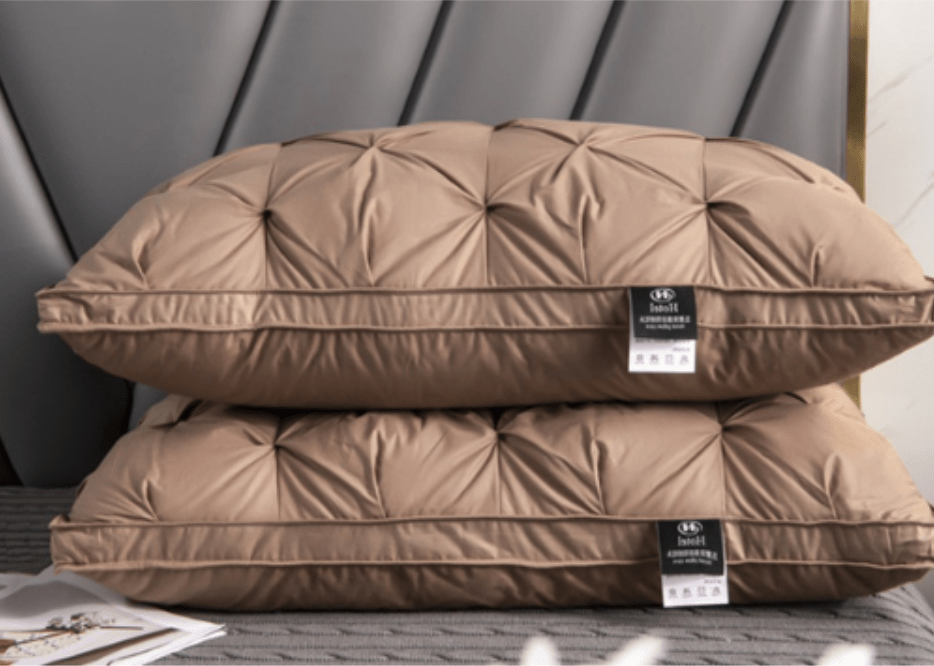 Luxuriöses Gänsedaunenkissen | Komfortables Schlafkissen | Optimale Nackenstütze