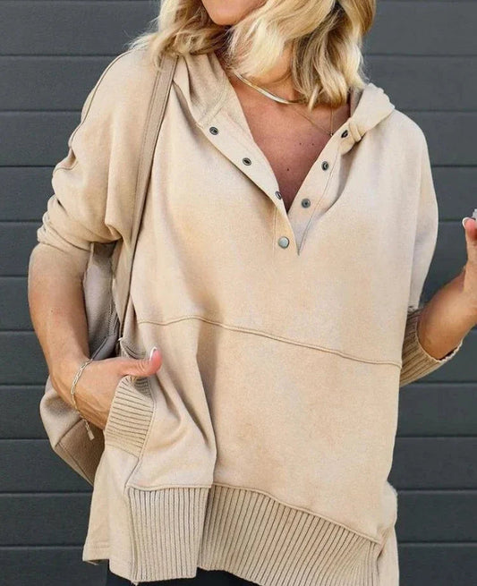 Moderne Losse Winterjas voor Dames – Warme Jas met Praktische Zakken