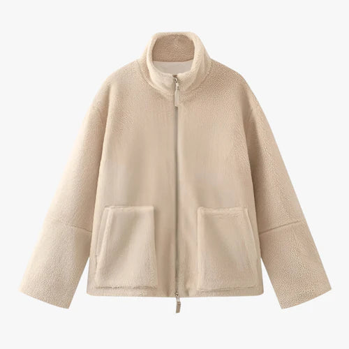 Zachte Fleece Jas voor Dames – Comfortabele en Stijlvolle Winterjas