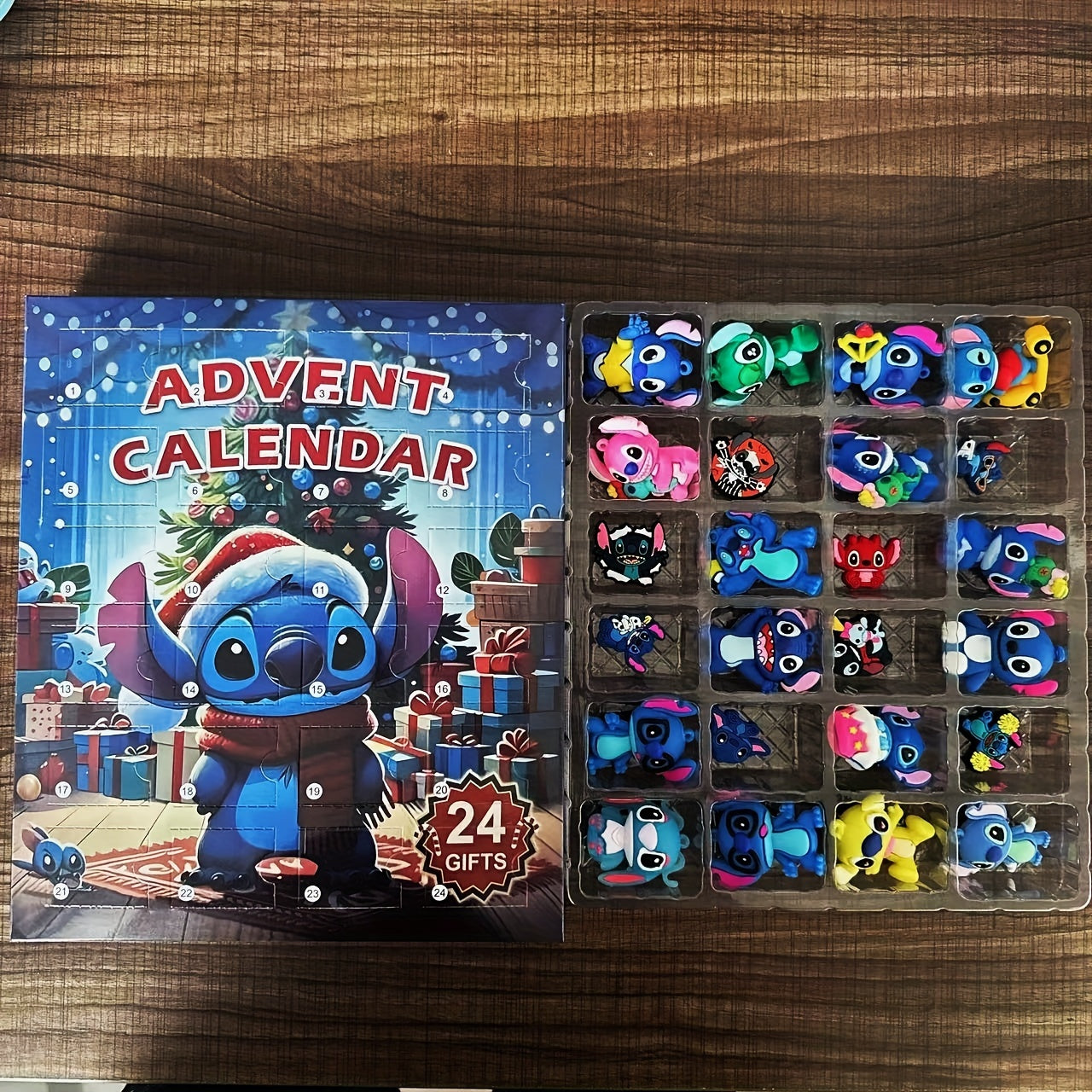 Adventskalender met 24 Mini Figuren – Cartoon Kersteditie