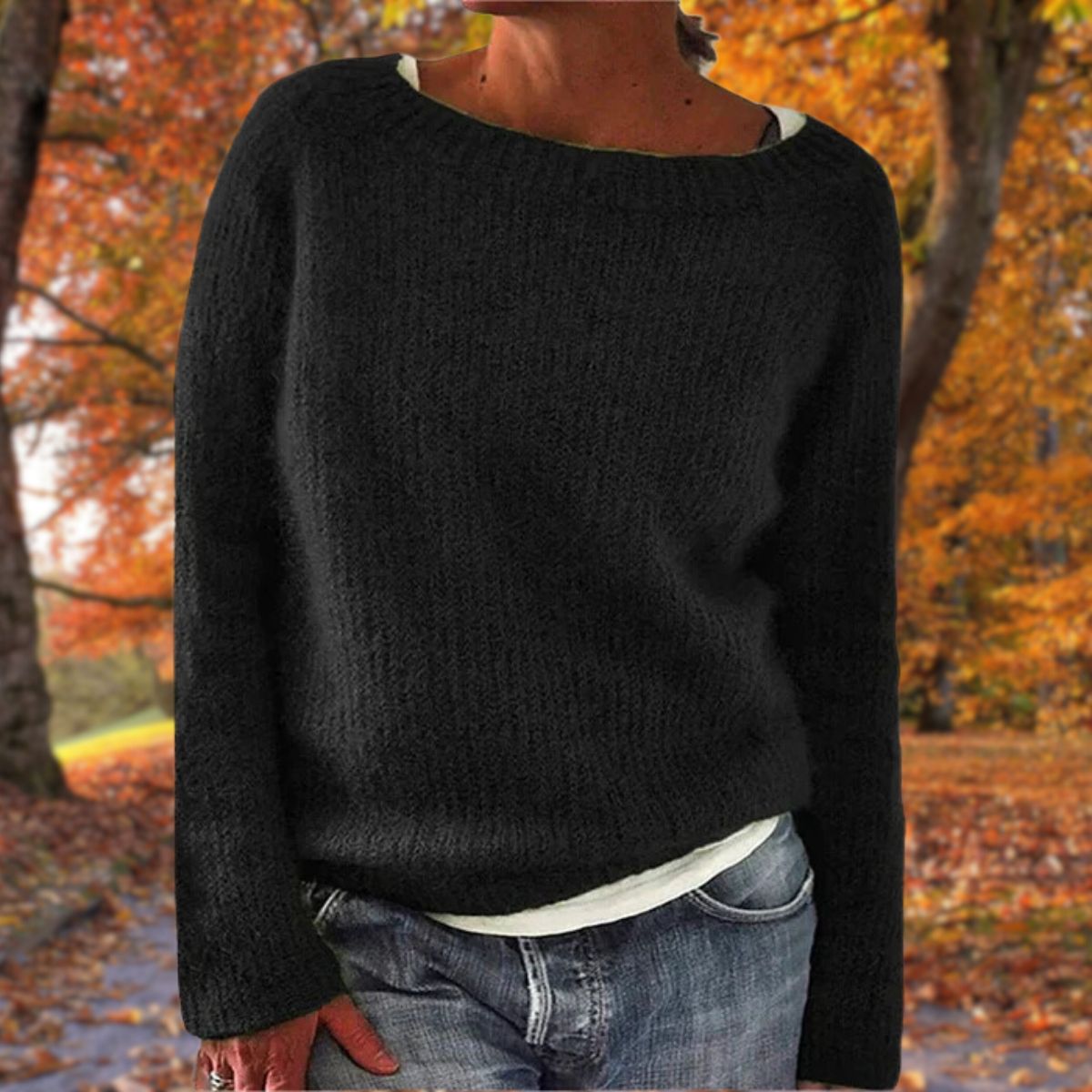 Weicher Strickpullover für Damen – Bequeme, lockere Passform