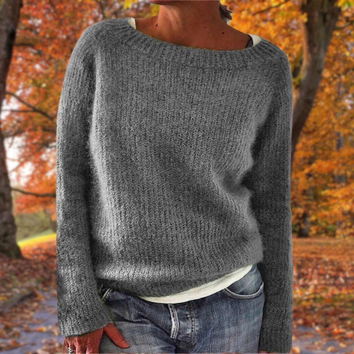 Weicher Strickpullover für Damen – Bequeme, lockere Passform