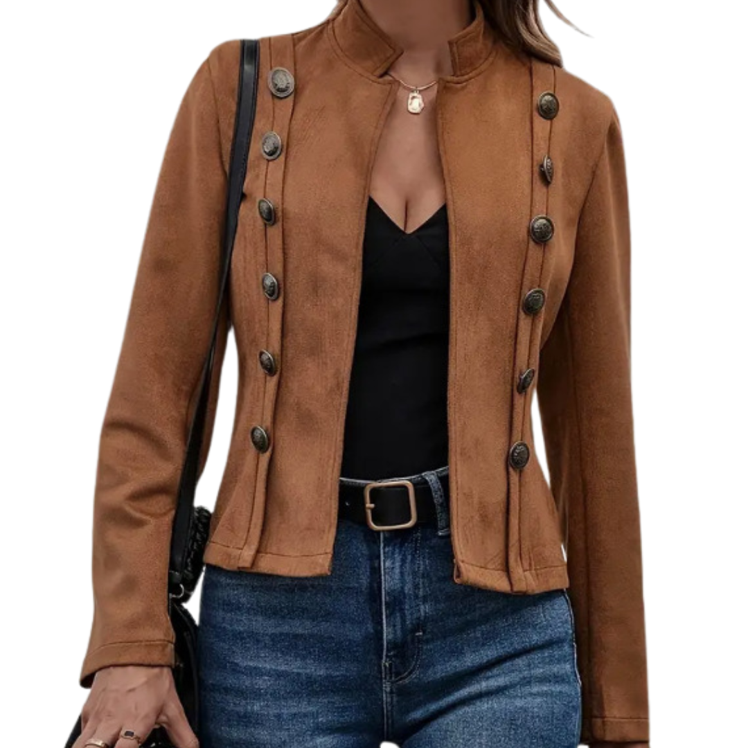 Elegante Damesjas in Suède-Look – Comfortabel voor Herfst & Winter