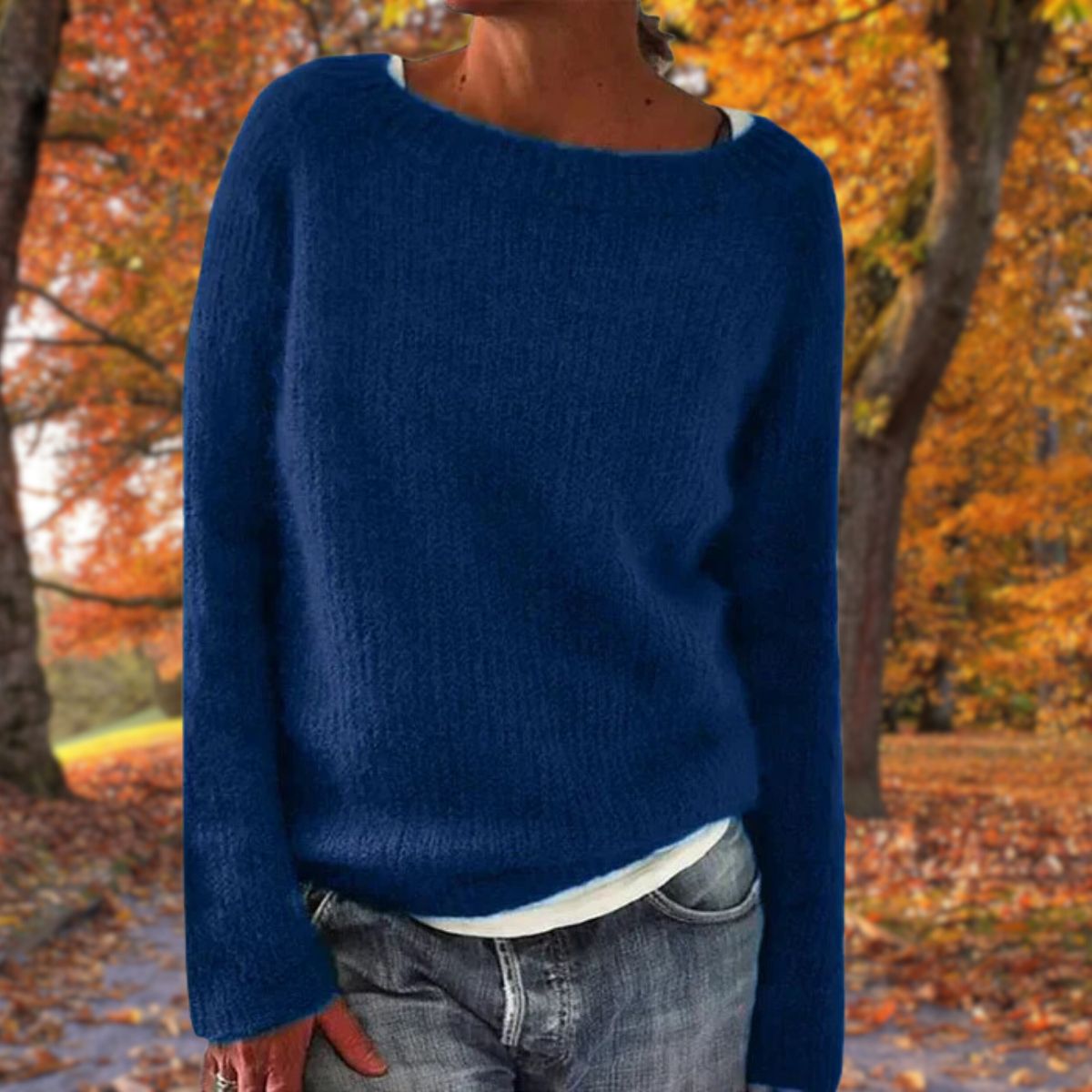 Weicher Strickpullover für Damen – Bequeme, lockere Passform