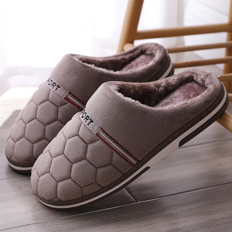 Warme Winterpantoffels – Comfortabele Huissloffen met Antislipzool